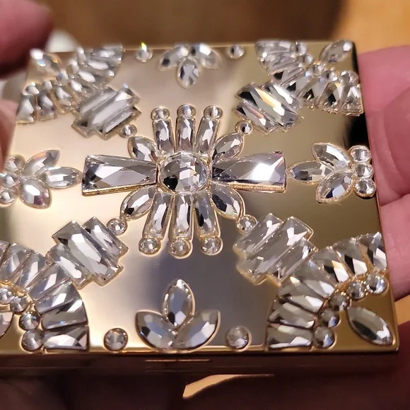 Lulu Frost For Bobbi Brown Gold Crystal Embellished Compact